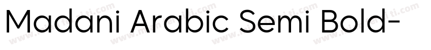 Madani Arabic Semi Bold字体转换